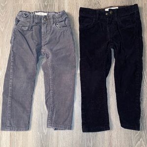 Bundle of 2 toddler Corduroy toddler pants
